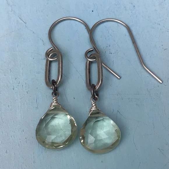 Sundance charm Natural Prasiolite Earrings - Picture 5 of 13